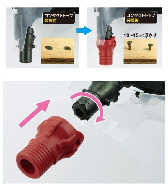 型枠用高圧釘打機65 mm｜