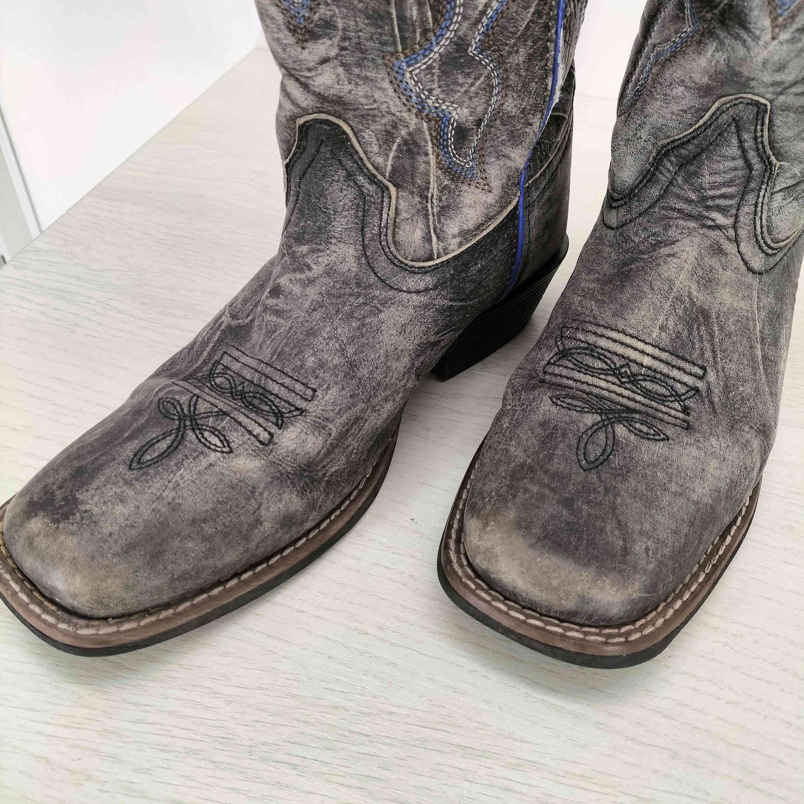 レザーウエスタンブーツ