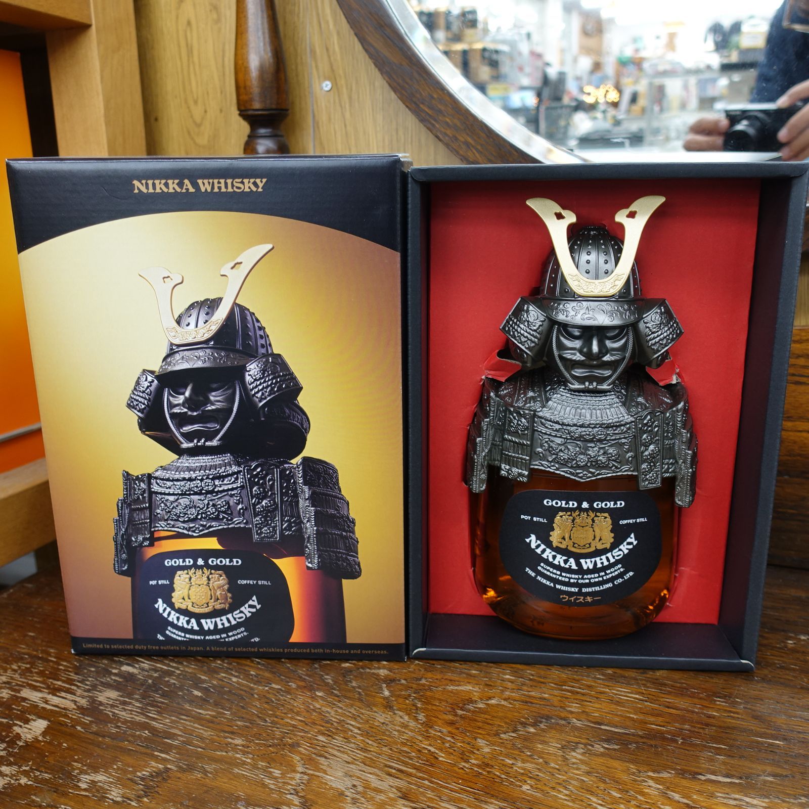 ニッカ 兜 NIKKA GOLD&GOLD 白 未開栓 - メルカリ