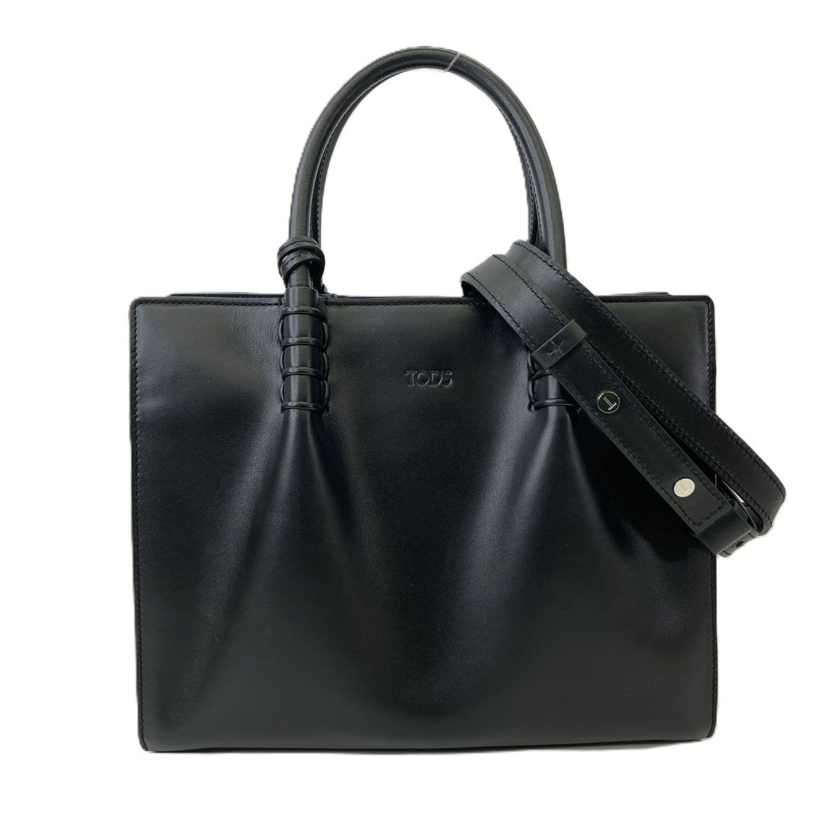 TODS トッズ ロゴ ハンドバッグ PVC レディース 中古 トッズ D 