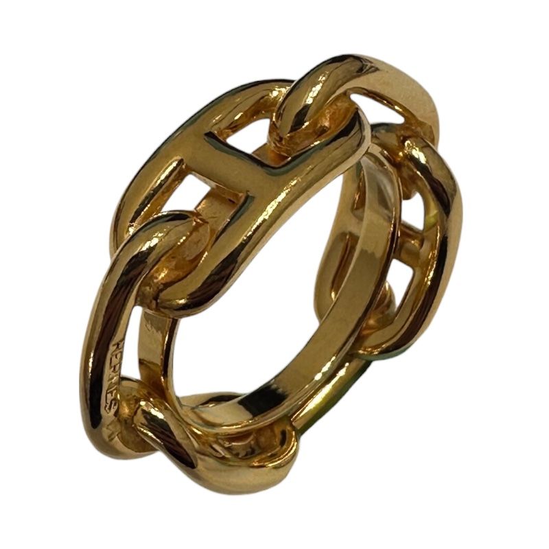 エルメス HERMES ルガデ スカーフリング ゴールド メタル