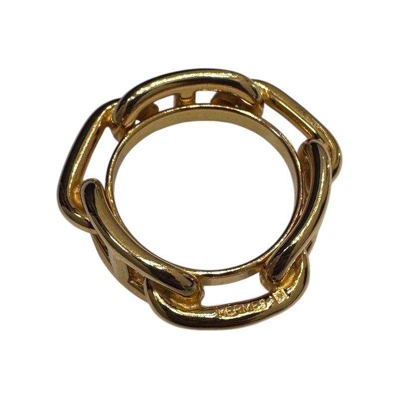 エルメス HERMES ルガデ スカーフリング ゴールド メタル