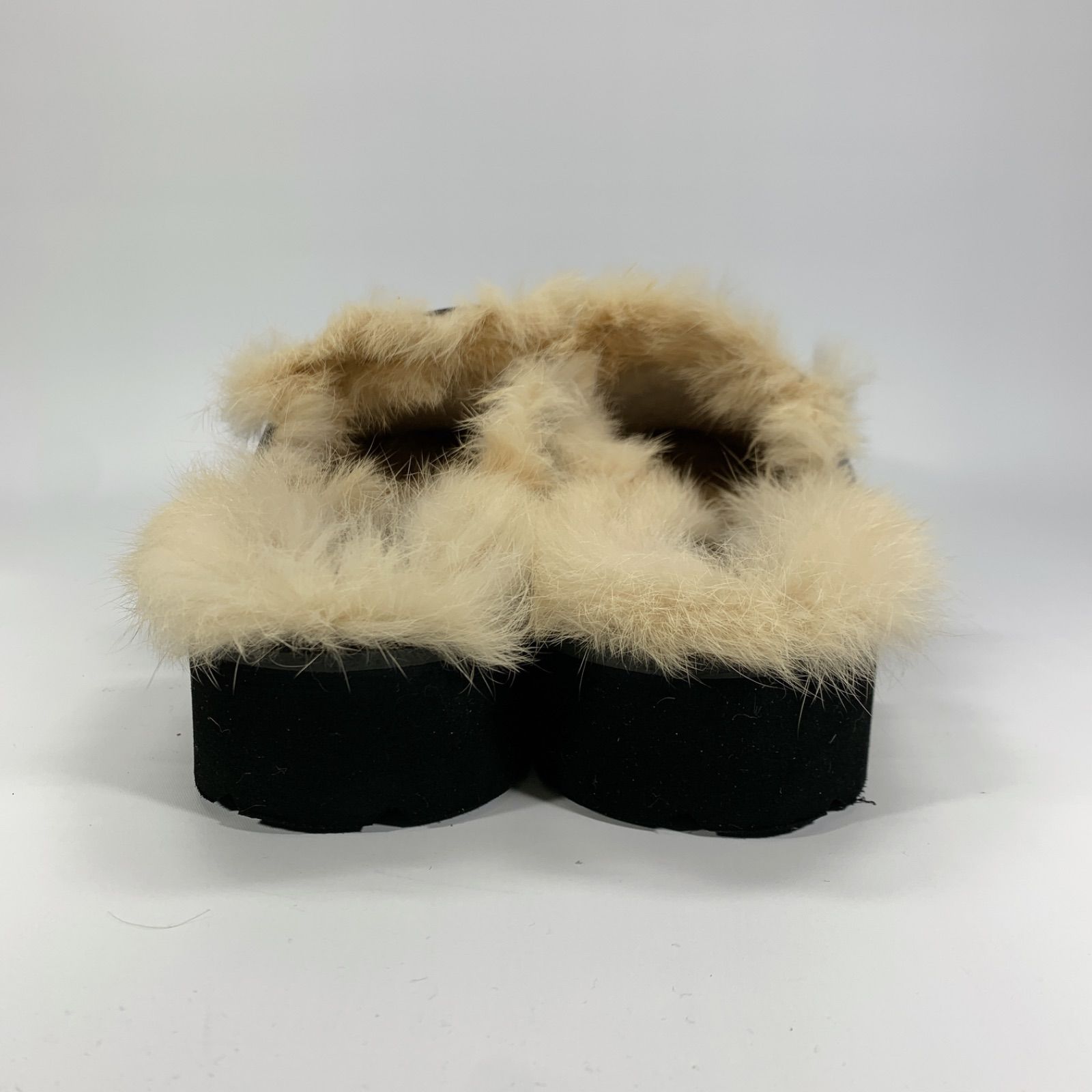 美品◯ REMME レメ ビットローファー スリッポン ファー ブラック 39