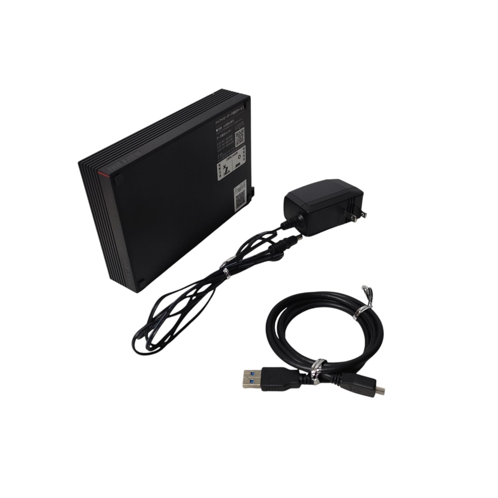 管理番号3253 バッファロー HD-NRLD 2.0 U 3-BA 2 TB 外付けハードディスク メカニカルハードデイスク ドライブ スタンダードモデル ブラック