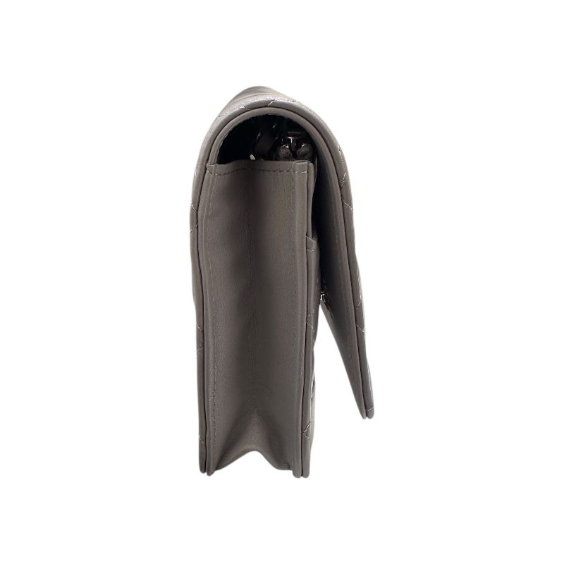 シャネル CHANEL マトラッセチェーンウォレット AP 0250 グレー ラムスキン レディース ショルダーバッグ