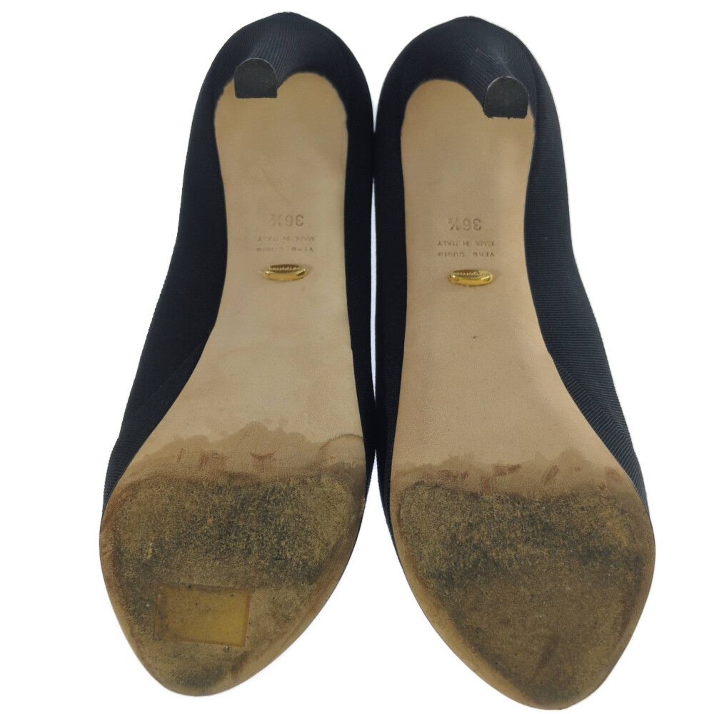 sergio rossi セルジオロッシ ビジューデザイン サテン キャンバス