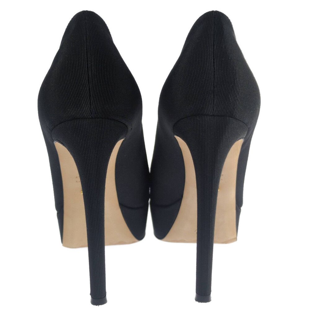 sergio rossi セルジオロッシ ビジューデザイン サテン キャンバス