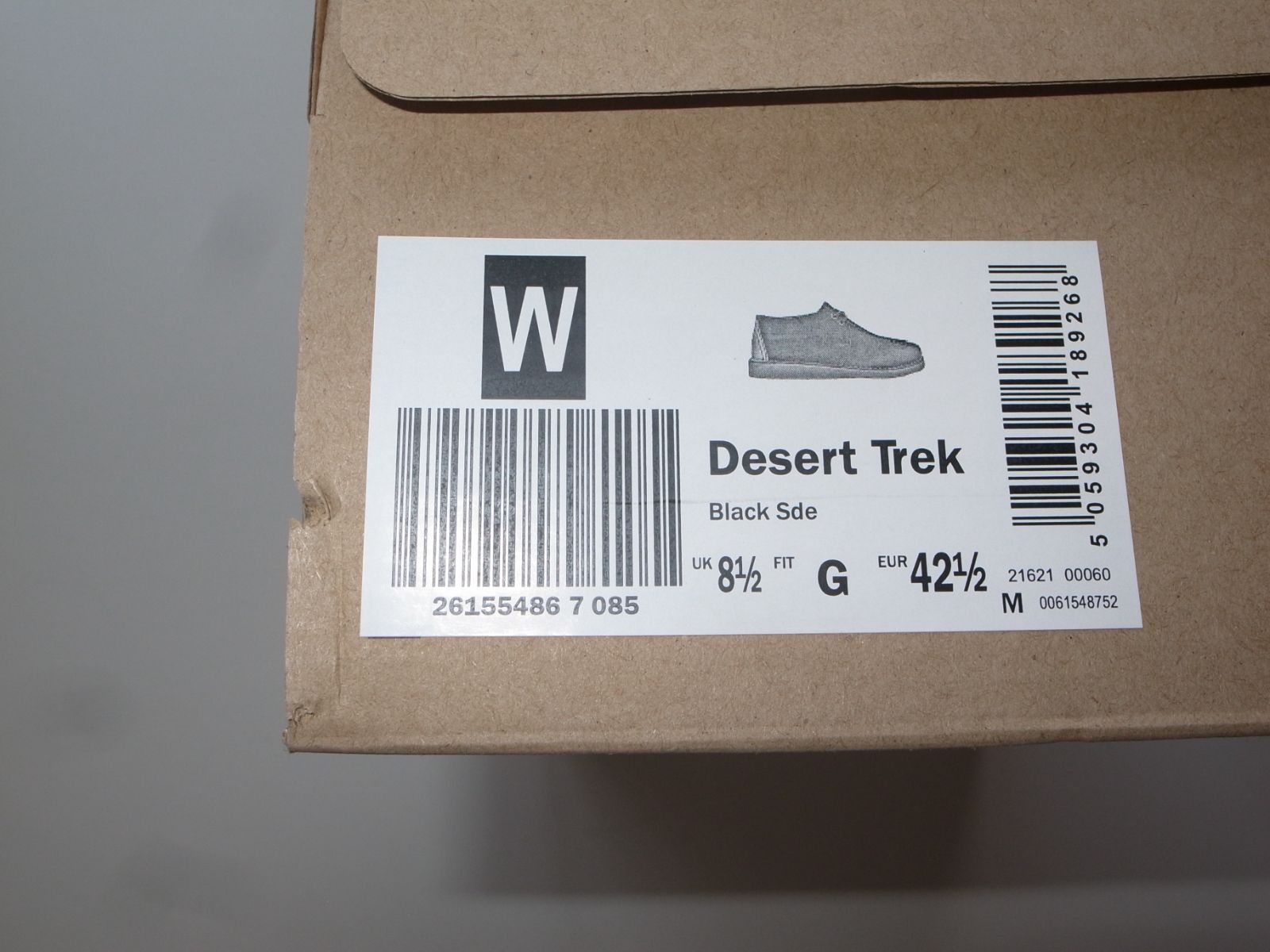Clarks クラークス DESERT TREK デザートトレック black スエード UK 8 5 26 cm