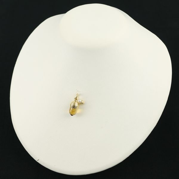 MIKIMOTO《ベビーパールペンダントトップ 》K18<No.766> ミキモト ペンダントトップ シトリン ベビーパール 真珠 4.4mm