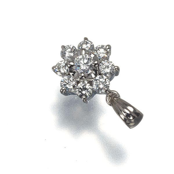 TASAKI タサキ ペンダントトップ ダイヤ ダイヤモンド 0.50 ct フラワー Pt 900 180557