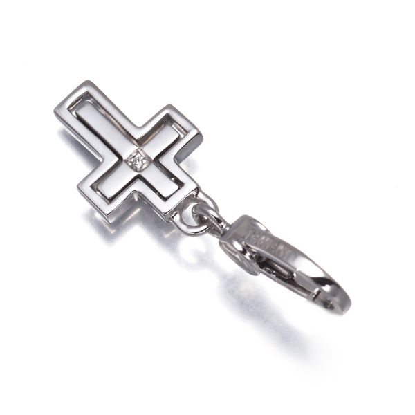ダミアーニ ペンダントトップ ダイヤ ダイヤモンド ベルエポック チャーム クロス K 18 WG 179219