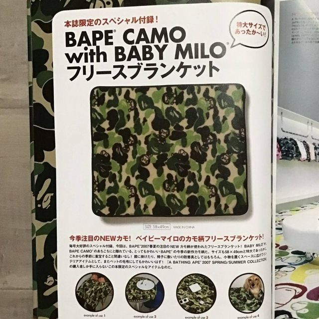 ☆付録未開封☆ 2007 S/S ムック本 a bathing ape BAPE CAMO mook
