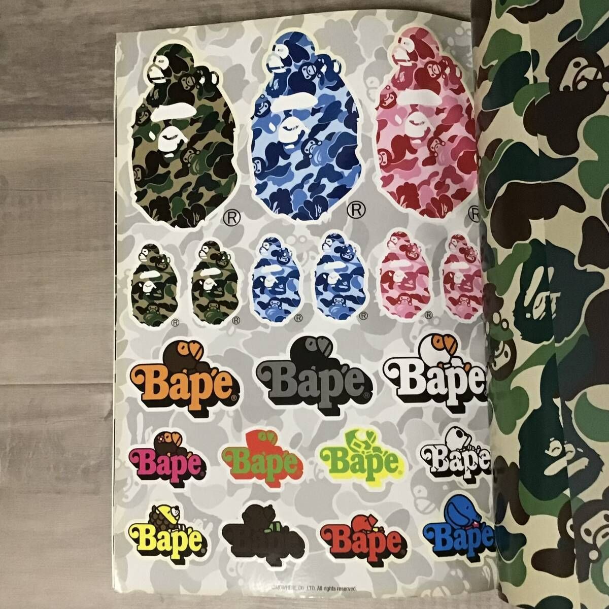 ☆付録未開封☆ 2007 S/S ムック本 a bathing ape BAPE CAMO mook
