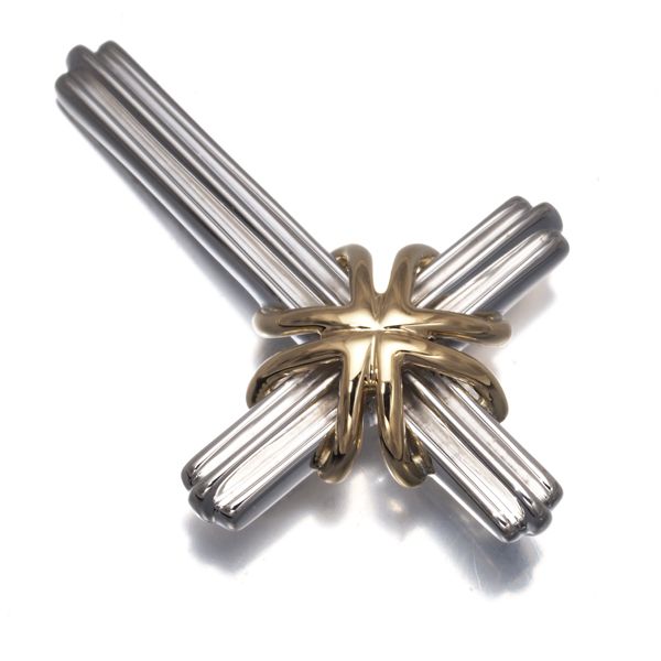 ティファニー ペンダントトップ シグネチャークロス シルバー 925 K 18 YG 179127