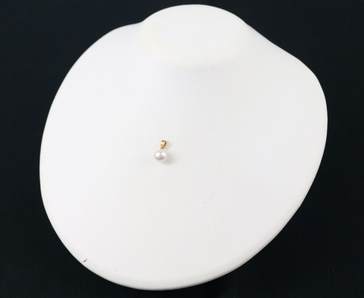 ミキモト ペンダントトップ パール 真珠 7.7 mm K 18 YG 181239 デイリーウェア その他 