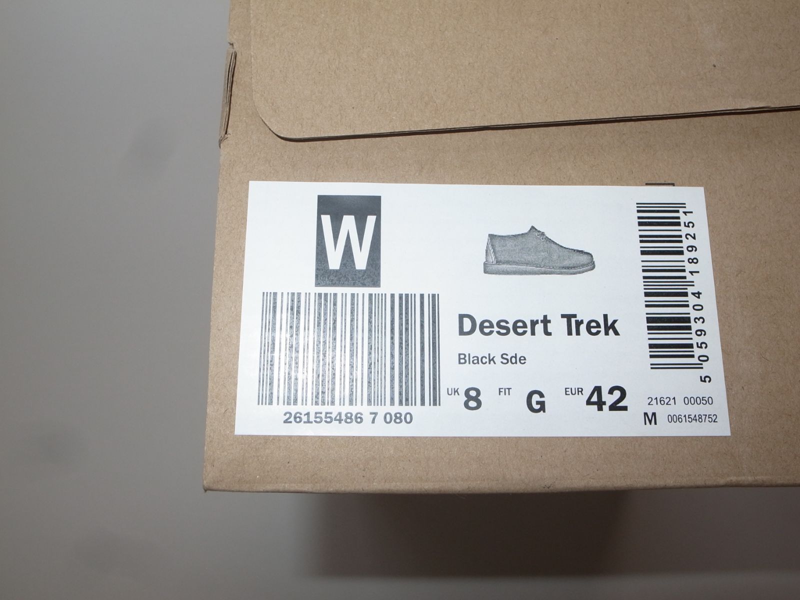 Clarks クラークス DESERT TREK デザートトレック black スエード UK 8 26 cm