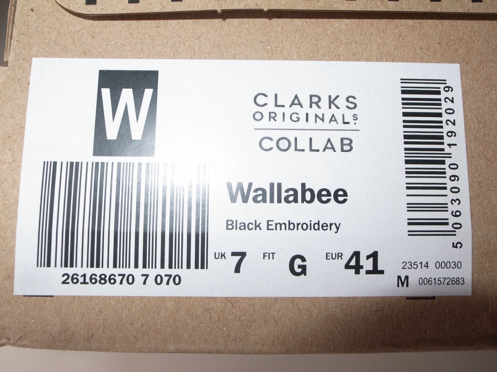 Clarks Slam Jam クラークス wallanee ワラビー UK 7 25 cm