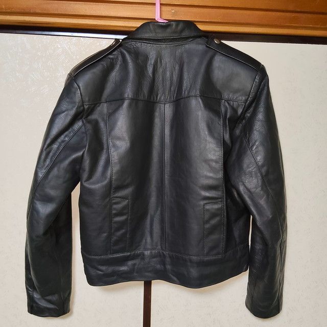 本革 ライダースジャケット 革ジャン アメジャン ダブル 80s メキシコ
