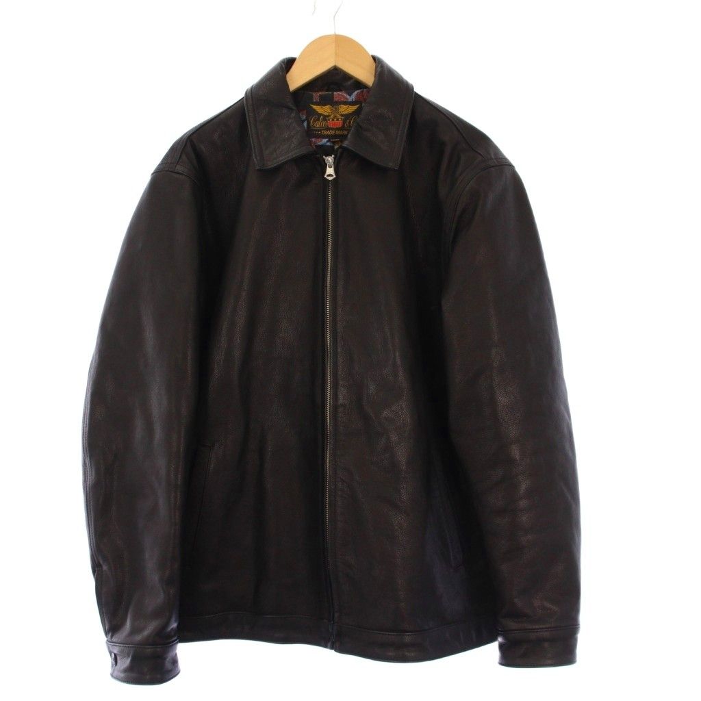 キャリー CALEE クロームレザー スイングトップジャケット 革ジャン