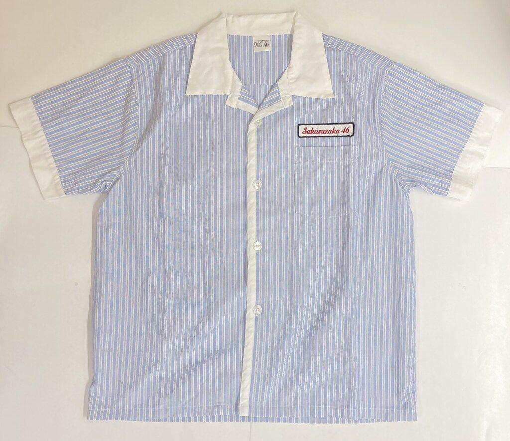 櫻坂46 櫻坂46展 「新せ界」Coolストライプシャツ Mサイズ 櫻坂46 櫻坂46展「新せ界」 「Cool」ストライプシャツ M - メルカリ