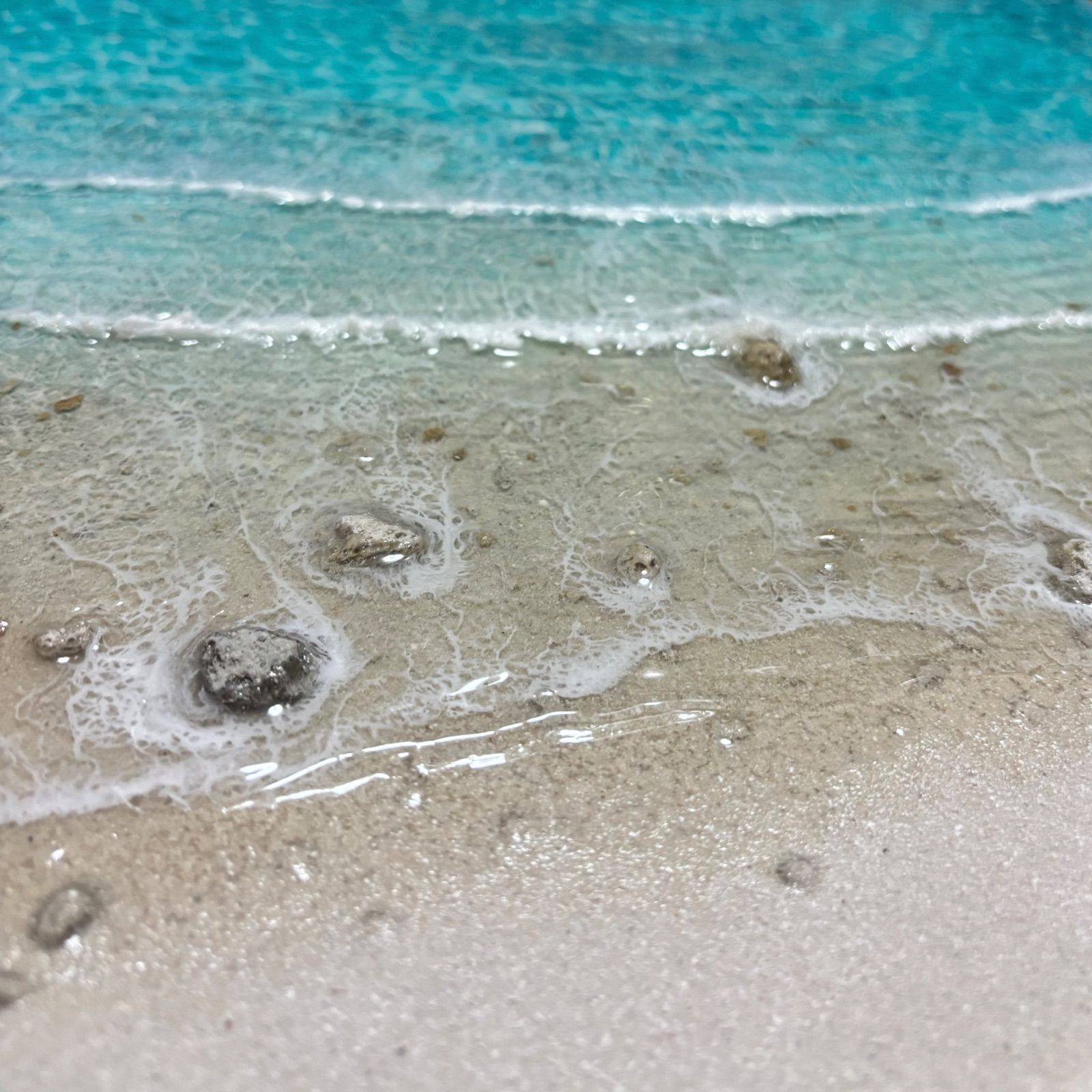 厚盛りボード 60 cm特大ボード 超立体 の海 レジンアートボード 美ら海 オーシャンアート N 726