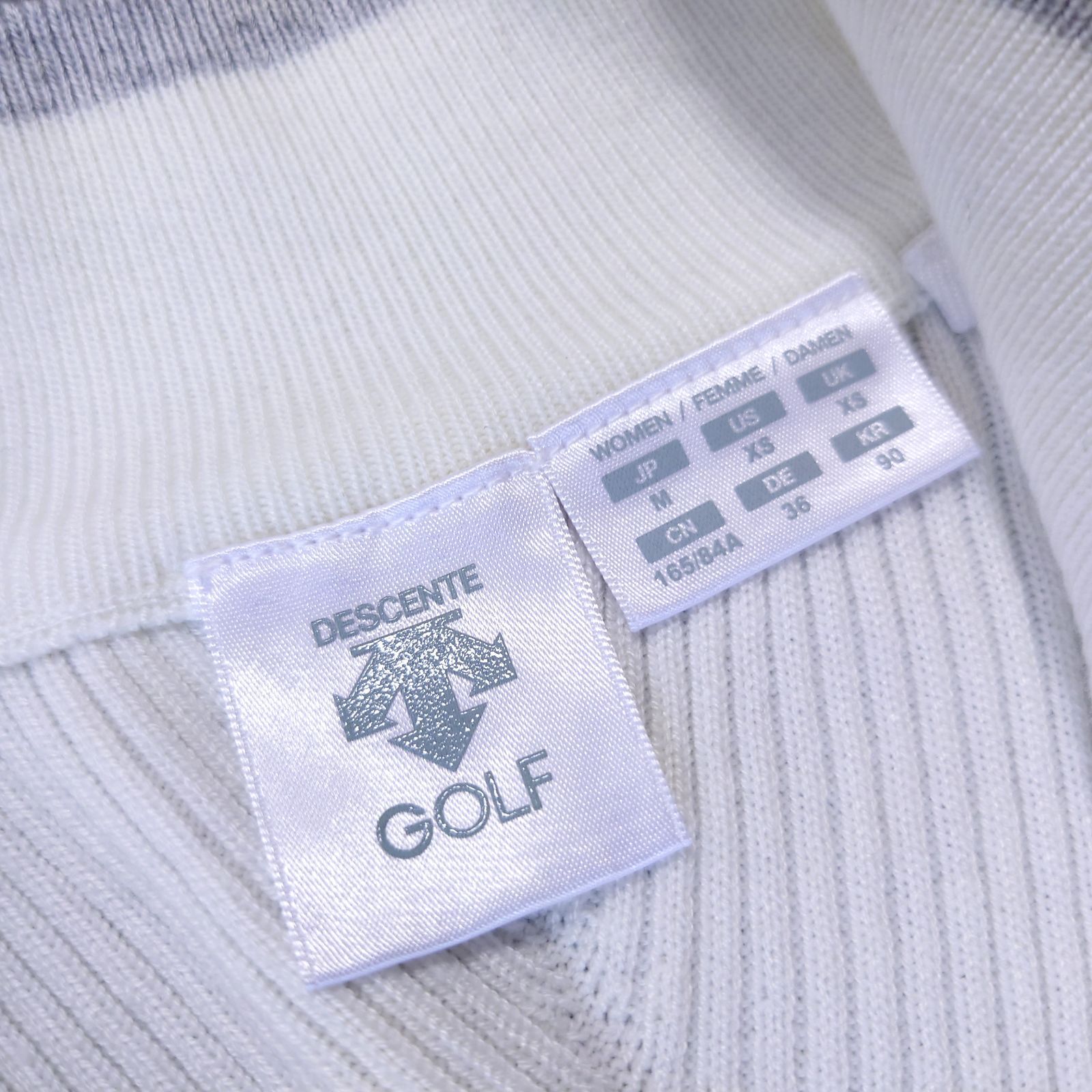 極美品 DESCENTE GOLF ニットセットアップ ゴルフニット レディース