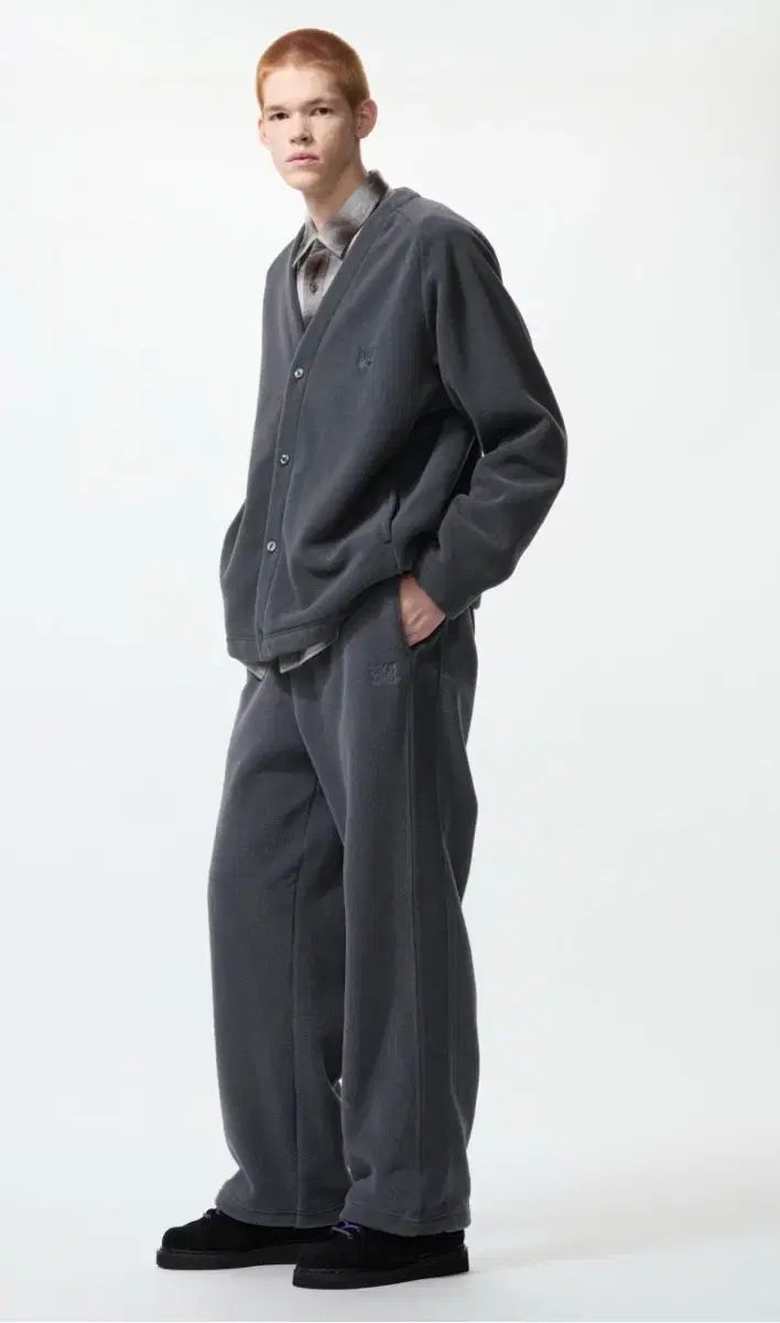 ユニクロ NEEDLES グレー フリースパンツ Sサイズ