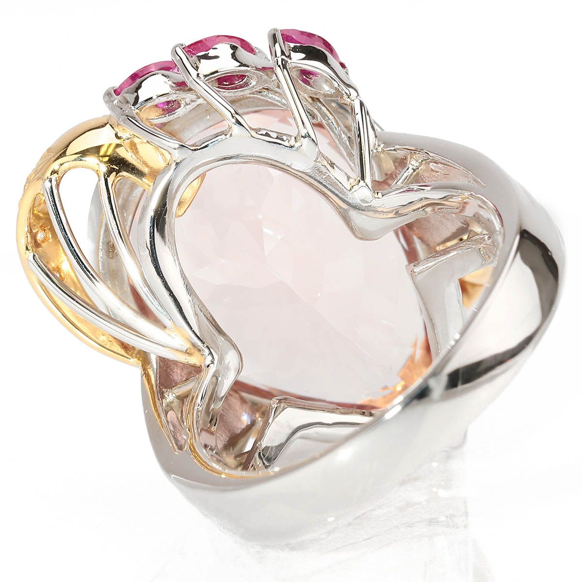 9/美品 Pt900 モルガナイト0.92ct ダイヤ計0.073 リング 指輪 モルガナイト 17.76ct ダイヤモンド プラチナ Pt900 リング 指輪 13.5