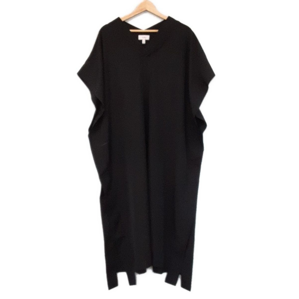 HYKE ハイク ワンピース サイズ1 S レディース 黒 半袖 マキシ丈