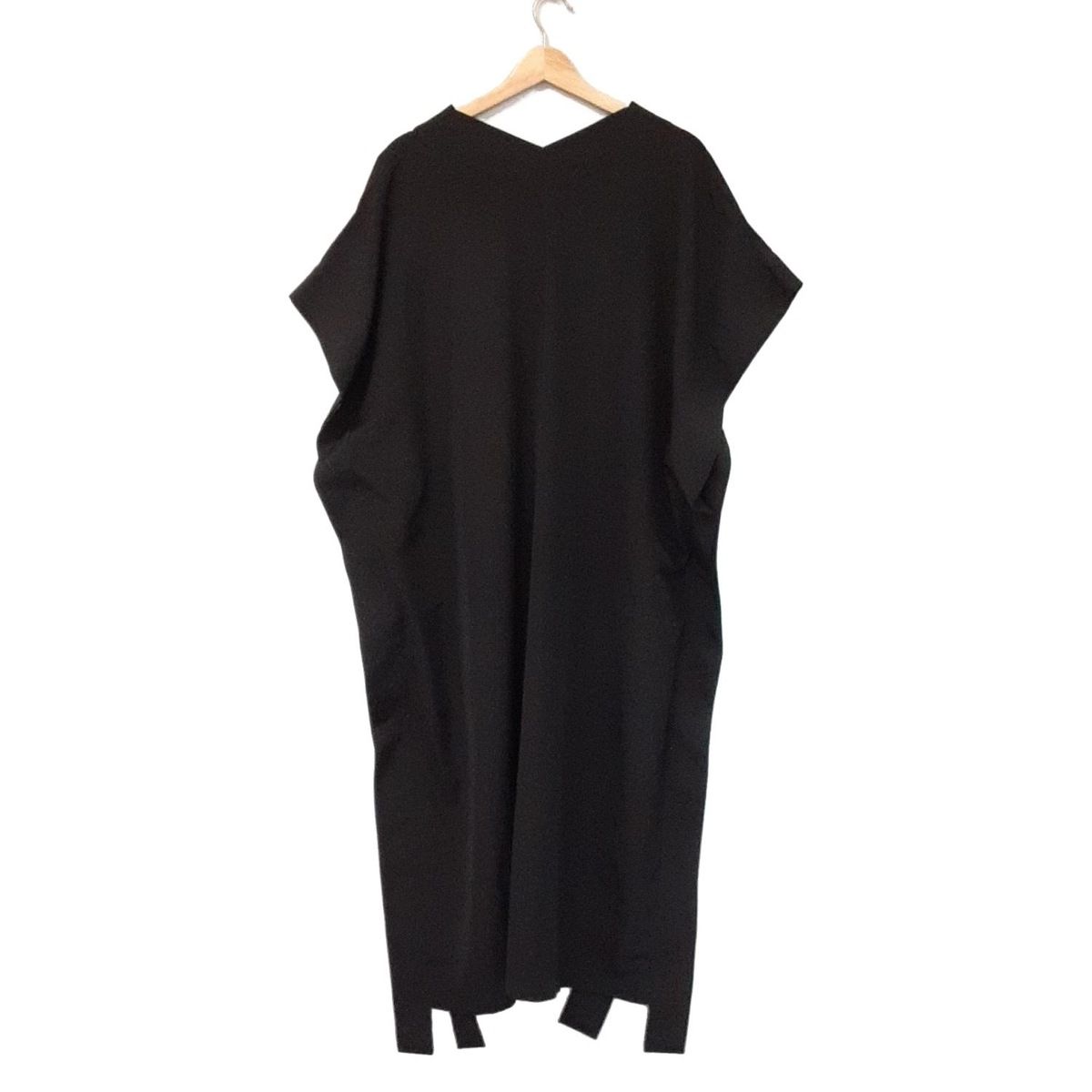HYKE ハイク ワンピース サイズ1 S レディース - 黒 半袖 マキシ丈