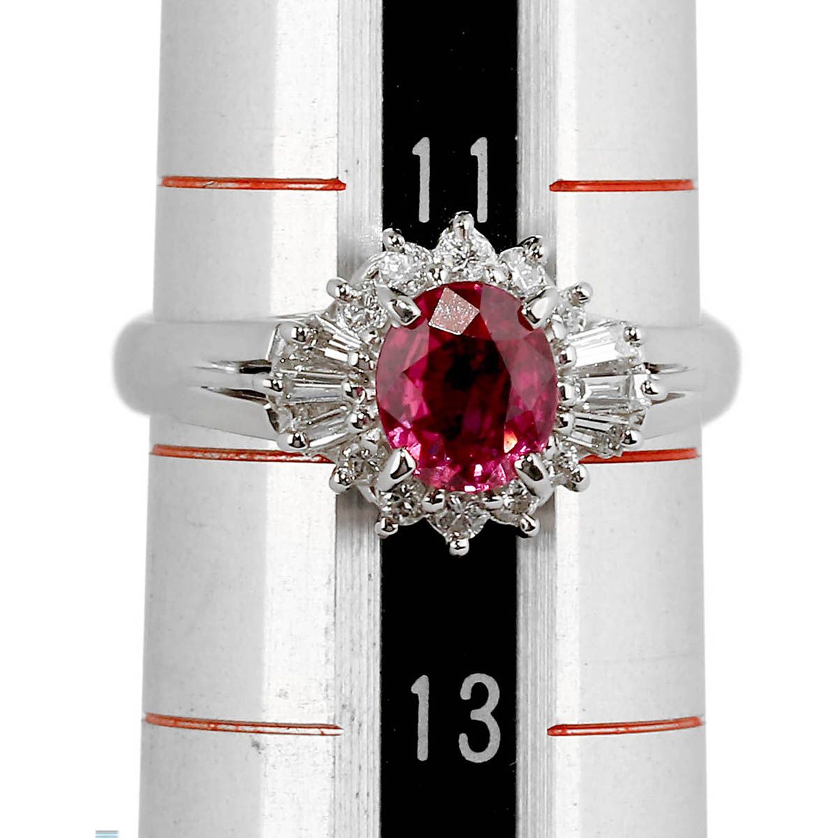 ジュエリーマキ MAKI リング 指輪 ルビー 0.91ct ダイヤモンド 0.25ct