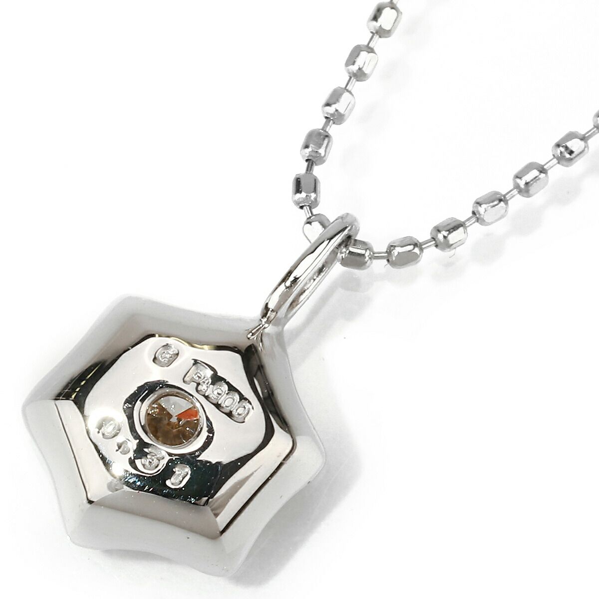 ダイヤモンド 0.31ct プラチナ Pt900 クリア＆ブラウンダイヤ 