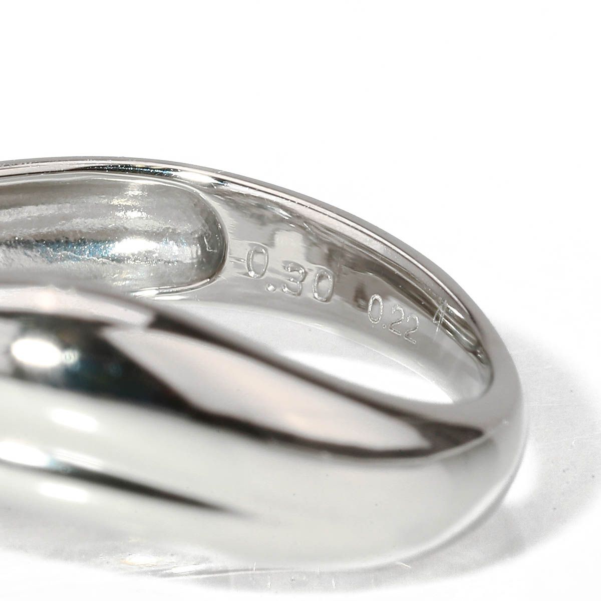 ブルートパーズ 0.3ct ダイヤモンド 0.22ct プラチナ Pt900 リング 