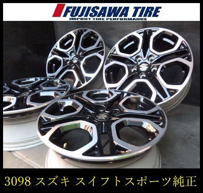 3098 B スズキ スイフトスポーツ 17 x 6 5 J 5穴 PCD 114 3 50 4本