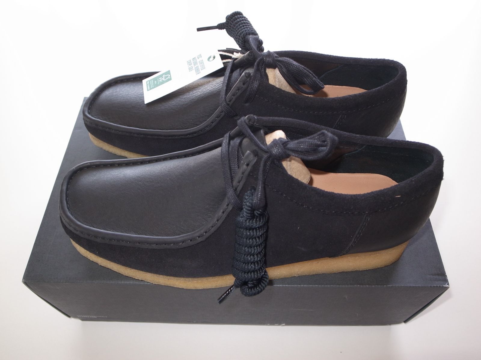 Clarks クラークス ワラビー ブラック コンビ UK 9 5 27 cm
