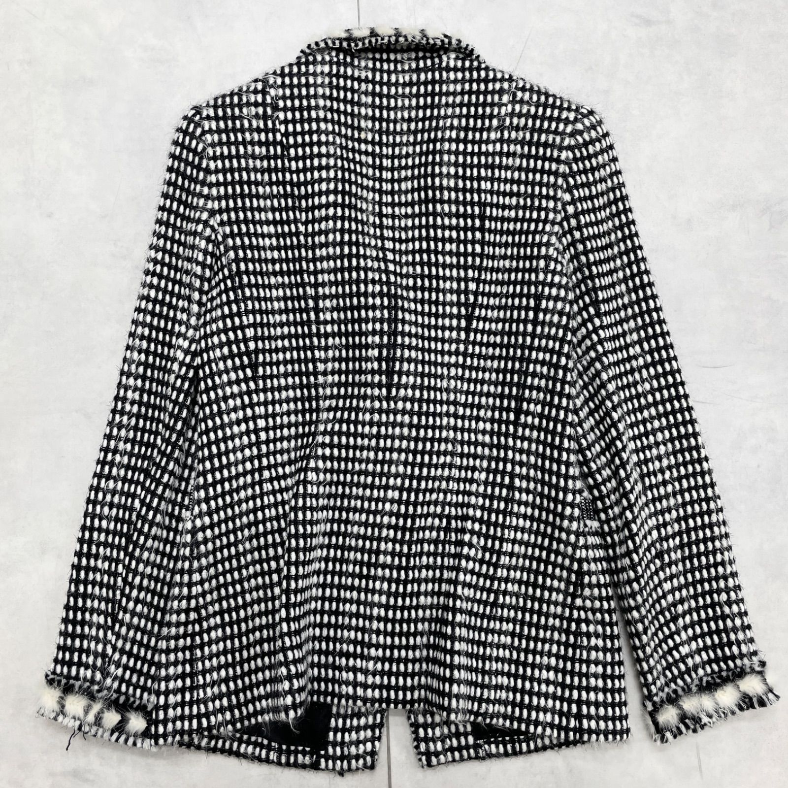 GINZA MAGGY 銀座マギー ジャケット ツイード ミンクファー テーラード