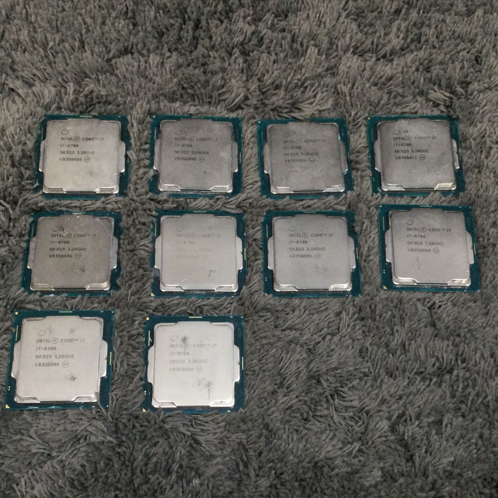 ⑪ INTEL Core i 7-8700 計 セット CPUまとめ売り
