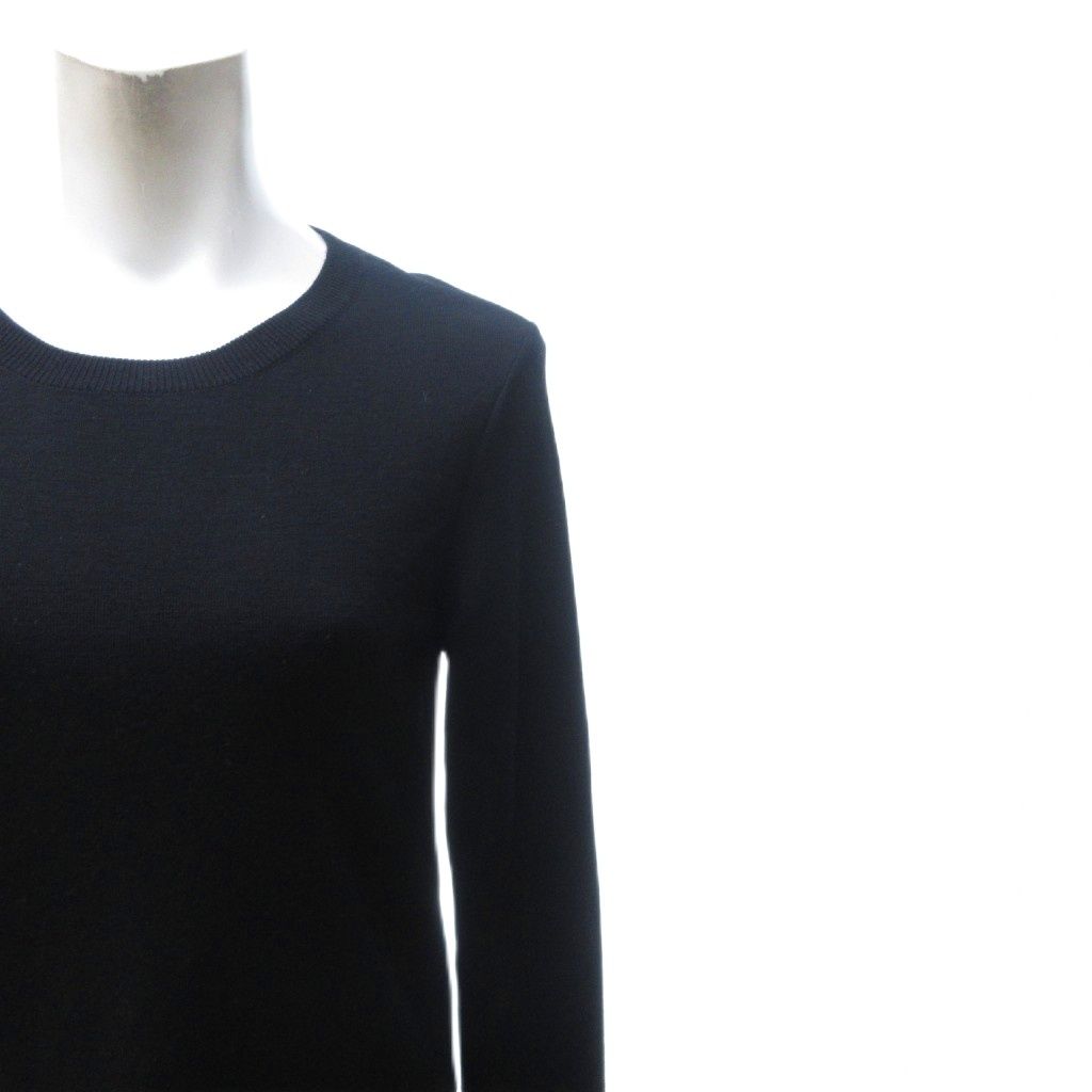 美品 FOXEY フォクシー ウール カシミア ニット ロゴ刺繍 40 ブラック FOXEY（ニット/セーター）のフリマアイテム一覧