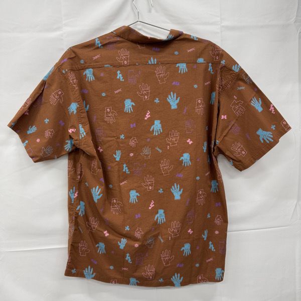 MASSES マシス 24 SS SHIRT S HAND 半袖シャツ ハンド ブラウン SS_MSS_037 L
