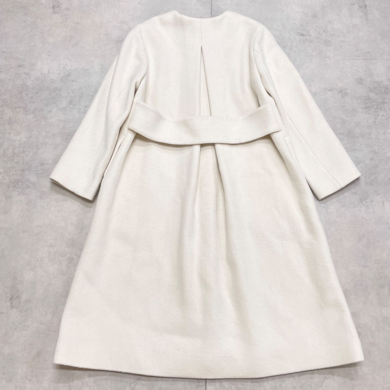 CELFORD セルフォード 2024 ロングコート ノーカラー ベルト カシミヤ