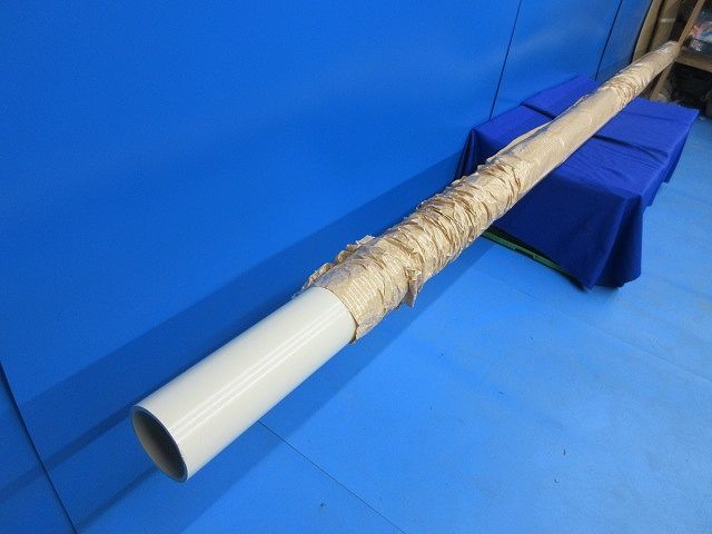 材料・資材 硬質ビニル電線管(ミルキーホワイト)(撮影のため開封)(開封後