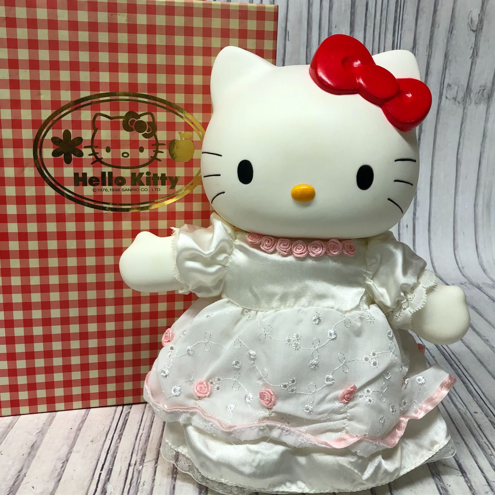 m001 J 希少 1998年 当時物 ハローキティ 着せ替えドール サンリオ 箱
