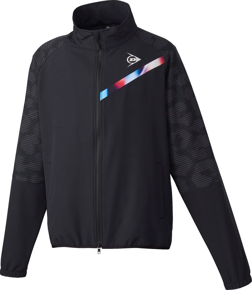 ダンロップ DUNLOP テニス UNISEX 23春夏 TRACK JACKET DAF5300 900 ブラツク