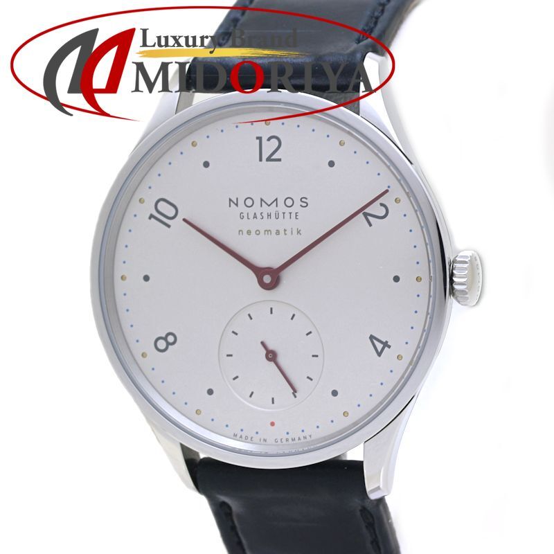 NOMOS ノモス グラスヒュッテ Glashutte ミニマティック 磨き済 腕時計 ボーイズ ステンレススチールx牛革 40181