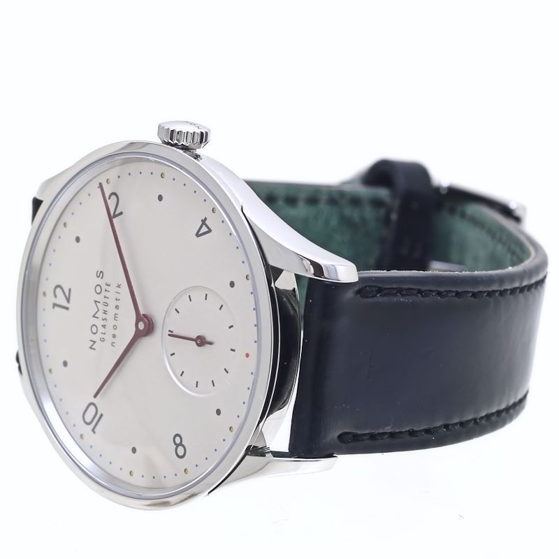 ボーイズ ステンレススチールx牛革