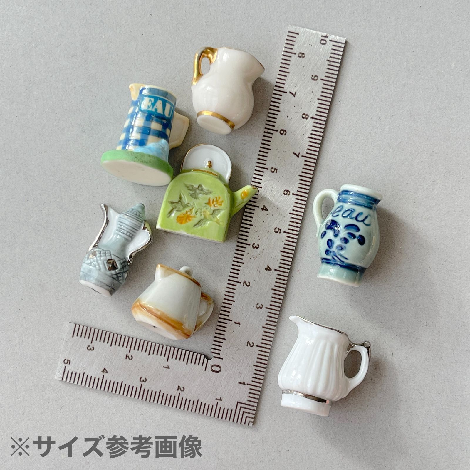 フェーヴ 小鳥のジョウロ フランス フェーブ ミニチュア陶器 - メルカリ