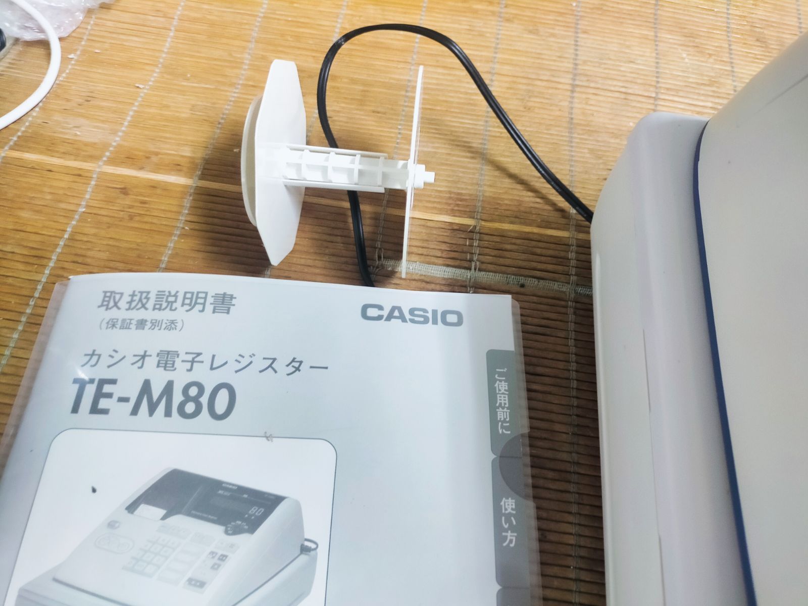 カシオレジスター TE-M80 中古品 人気機種感熱紙 送料無料 999039