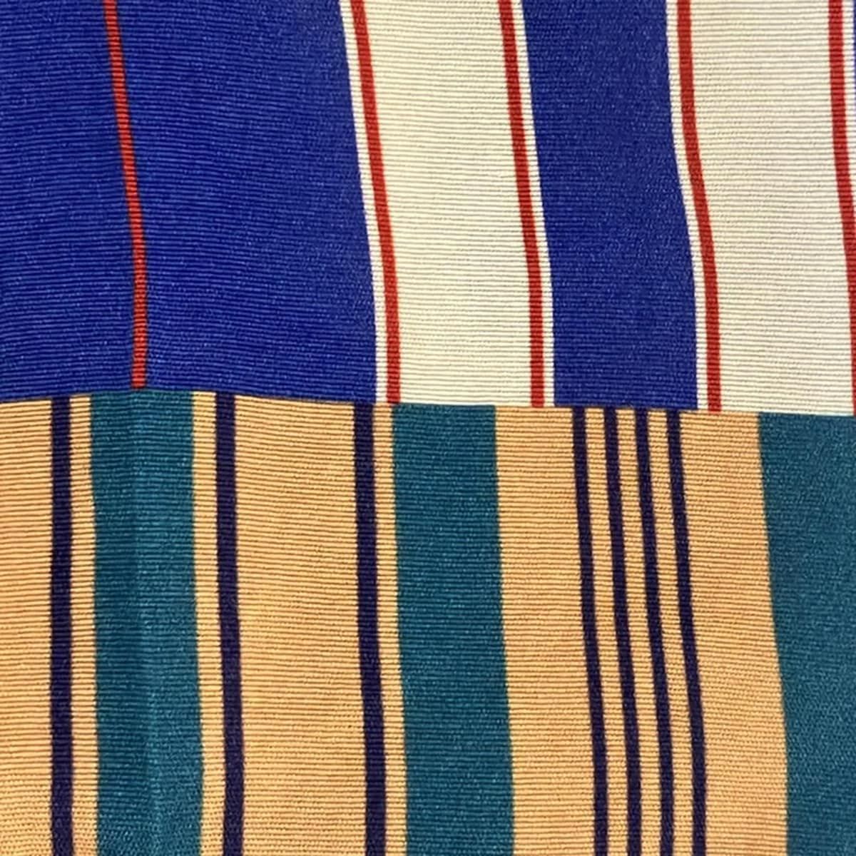  TELMA テルマ パンツ サイズ34 S レディース - ブルー×アイボリー×レッド フルレングス ストライプ その他 パンツ