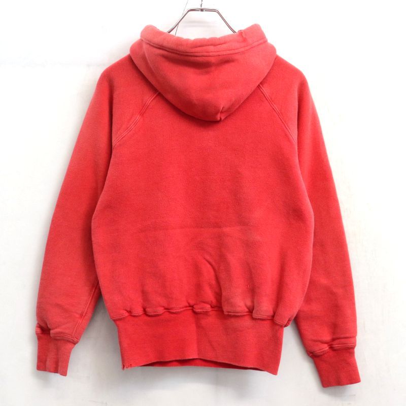 60 s ダブルフェイス 裏地サーマル スウェット パーカー メンズ Mサイズ相当