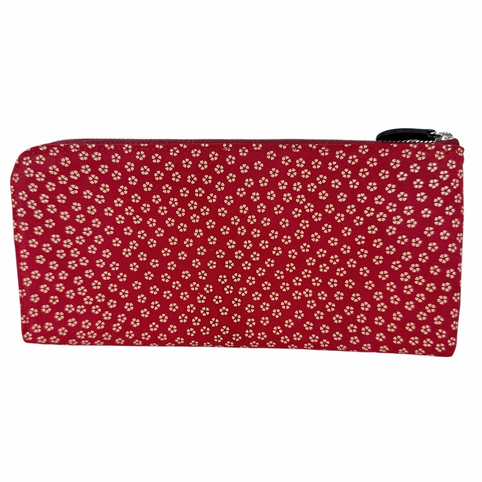 □新品未使用□印傳屋□印伝□長財布□ウォレット□小桜柄□レッド系 